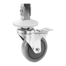 A 2-plate waiter waiter stroller up to 160 kg stainless steel