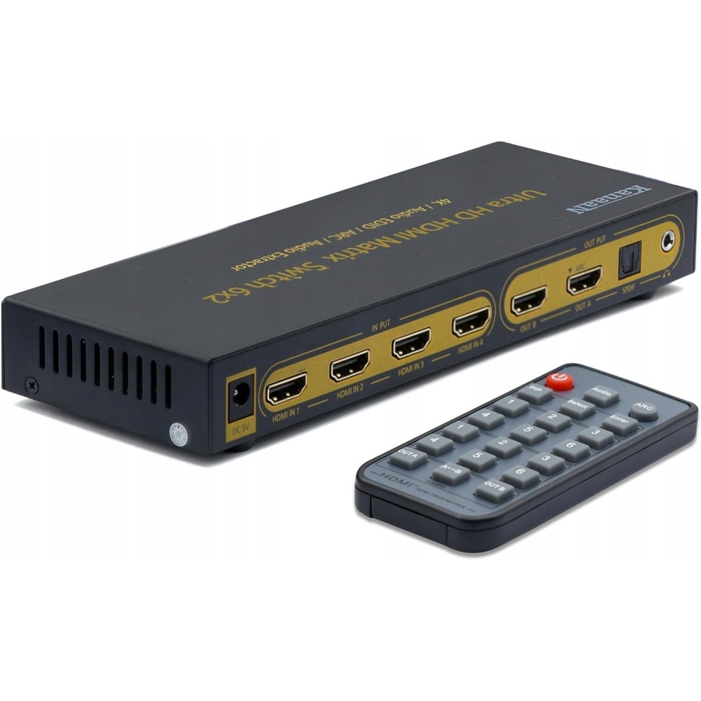 Kanan UHD MATRIX SWITCH, 4K, 4K * 2K HDMI 1.4 HDCP 2.0 Standaard