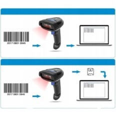 Strekkodeskanner Netum NT-1228BC, Bluetooth, 1D / CCD, Batteri 2600mAh
