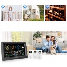 Weerstation Urso EM3390 met 3 externe sensoren