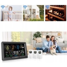 Weather station URSO EM3390 with 3 external sensors