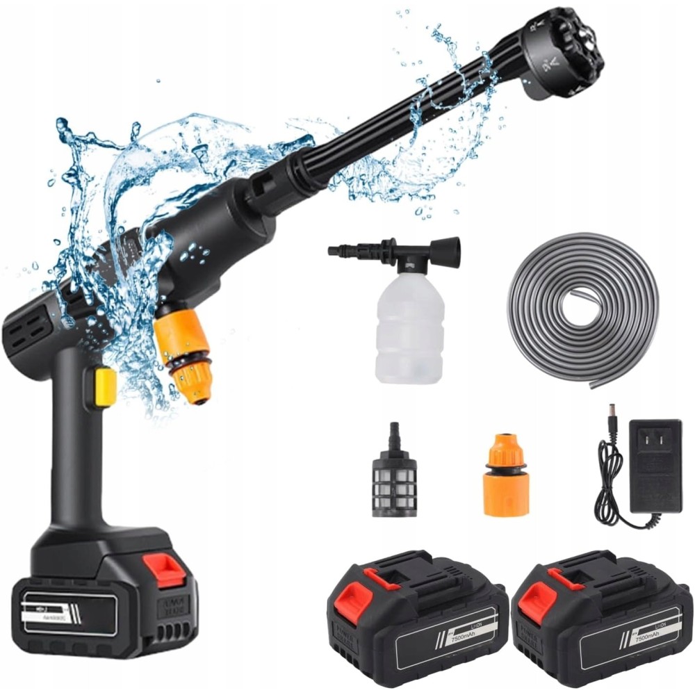 Nagy nyomású akkumulátor mosás CISSIYOG QXJ- 9, 2x7500 mAh, használt