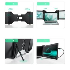 Soomfon S13 14 'Full HD 1080p, til bærbare computere 14-17 inches