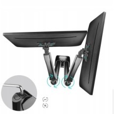 Soporte de escritorio Oncron G160 en dos pantallas 13-27 '', VESA 100x100m y hasta 6.5kg