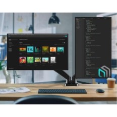 OncRon G160 desk holder on two screens 13-27 '', VESA 100x100m and up to 6.5kg