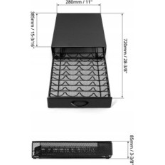 QuickWork Káblová kapsula Storage Storage s kapacitou 40 kapsúl