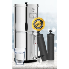 Sistema de filtración de agua WEEPOW VENUS 11L, AISI 304, grifo con nivel de agua