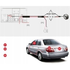 ATOTO AC-HD02LR 720P Reversing Camera med nattesyn