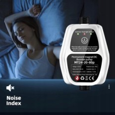 Avtomatski ojačevalnik vode za vodo YANCIOGZ MT24-25 100PA, 24V 25L / min