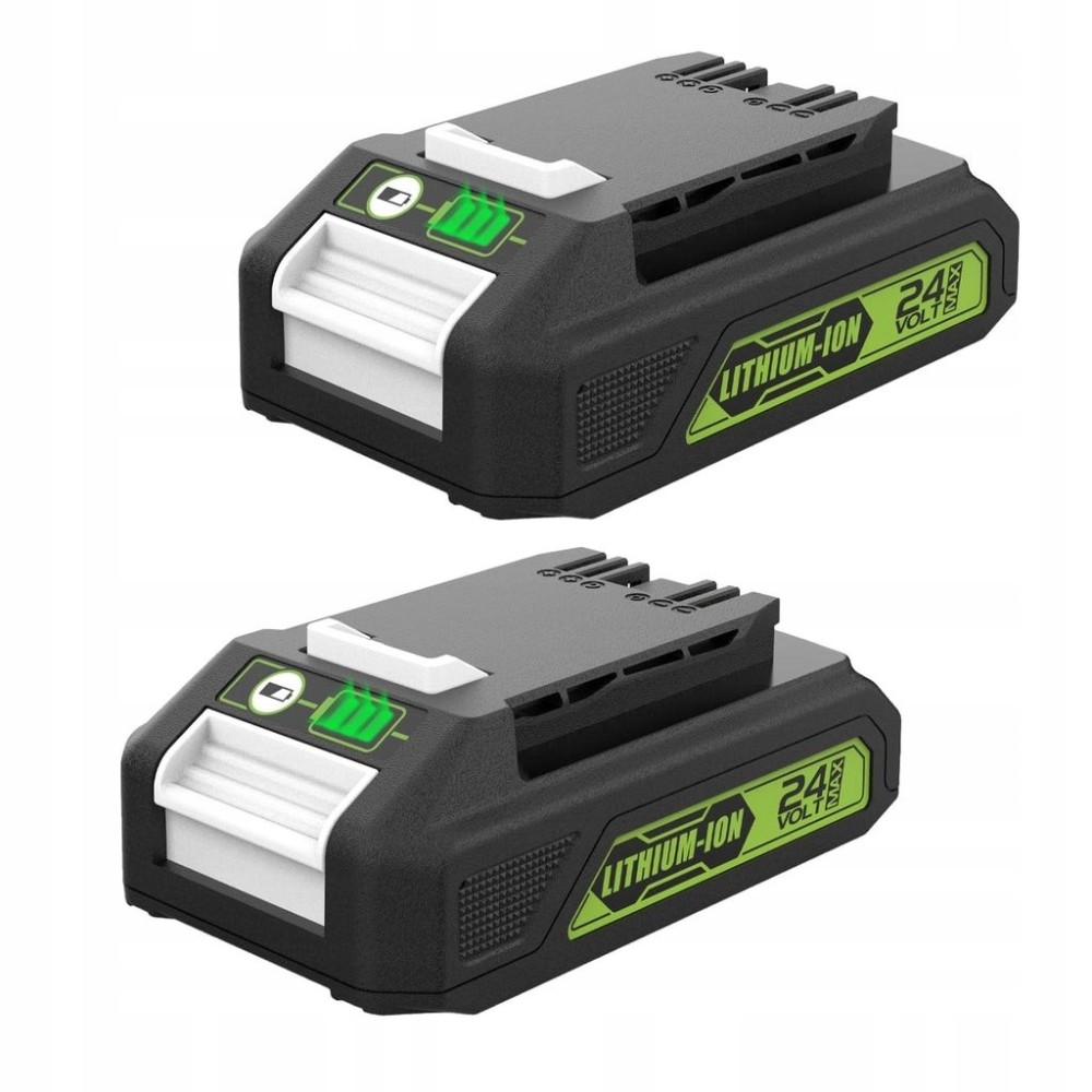 Batteria di ricambio Xnjtg 24 V, 3.0 Ah, a GreenWorks 2 PCS.