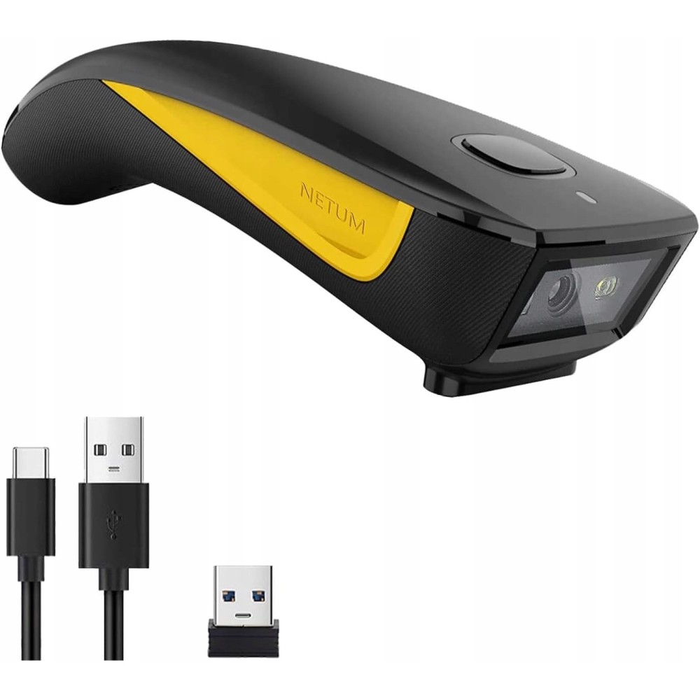 Netum C750 Barcode Scanner und QR-Codes, Bluetooth, 1D 2D