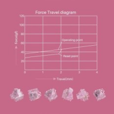 Mechaninė klaviatūra AKKO 3068B PLUS RGB žaidimai, ISO de / Nordic
