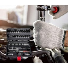 ZKH 6.3 mm Socket key set com 1/4 ", 52 pcs chocalhos.