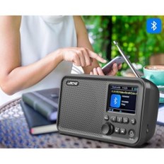 Draagbare Leicke Radio met Bluetooth, DAB / FM, 2.41 '', 4000mah, MicroSD / TF / AUX