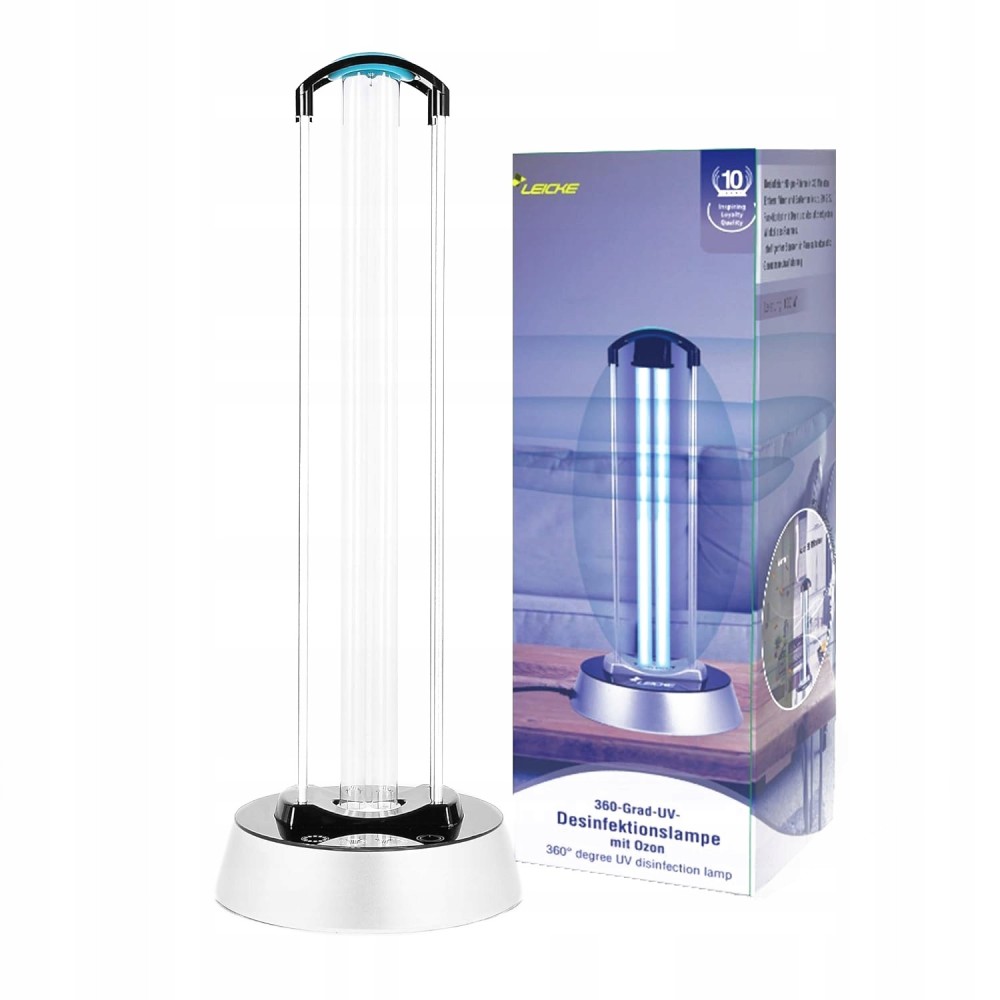 Leicke UV 100 W lamp gaasi osooniga, bakteritsiidse