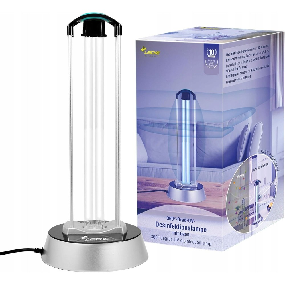 Leicke UV 40 W lampe med gas ozon, baktericidal