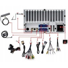 Autoradio AMASEAUDOO Android 11 2 DIN VOOR BENZ W168, GPS HD1080P