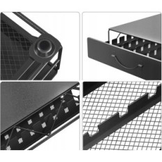 Caja de metal en cápsulas HFHOME para 48 cápsulas Nespresso y Dolce Gusto