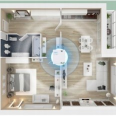 Osvežilec zraka MXMOOANIT WS-7, zmogljivost 80-120m2, 300 ml steklenice