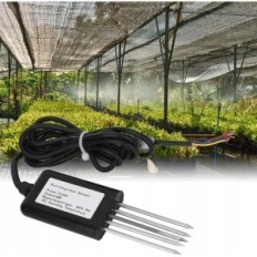 5-pins bodemsensor HYUDUO RS485 Temperatuurtester Vochtsensor