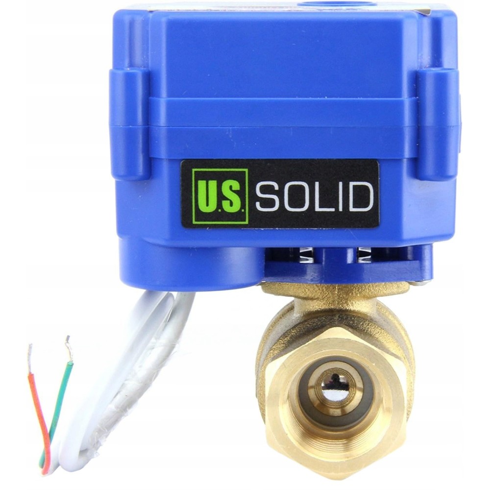 Elektrisk kulventil US Solid 1 "85-265 V AC, mässing som används