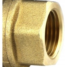 Válvula de esfera elétrica nos sólidos 1 "85-265 V AC, latão