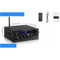 Hjem Audio Forsterker Sikkeby KS-33BT, HiFi, 400 W x 2 Uten fjernkontroll