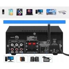 Hjem Audio Forsterker Sikkeby KS-33BT, HiFi, 400 W x 2 Uten fjernkontroll