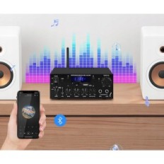 Amplificador de audio para el hogar Sikkeby KS-33BT, HIFI, 400 W X 2 sin control remoto