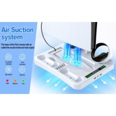 5 in 1 stand for PSVR 2 PS5 console with cooler HaSdera charging station