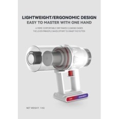 Trådløst trådløst støv Avbryt Cancella BW520 2200 MAH, 7-12 kPa, / 120w etter retur