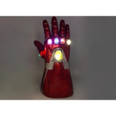 Guante de hombre de hierro brillante de la película Avengers: Fin del juego 36 cm