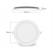 Kattovalaisimet Set 4 kpl himmennettävä LED valkoinen ajovalot 12 lumarassa