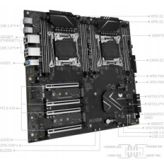 Motherboard Shangzhaoyuan X99 E-ATX, 8 * DDR4 ECC, 2 * GB LAN, Servidor