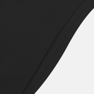 ACTIVESHOP Cosmetische Kruk 6001 Zwart met Ergonomische Zadeldesign — detail zitvlak