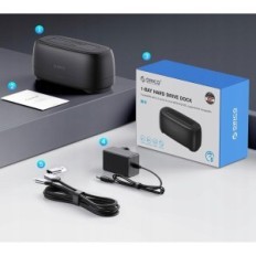 Station d'accueil pour les disques durs ORICO DD18C3 3,5 / 2,5 pouces avec alimentation électrique
