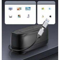 Docking station til harddiske ORICO DD18C3 3.5 / 2,5 tommer med strømforsyning