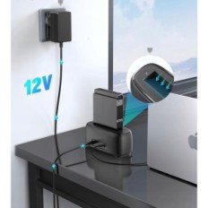 Docking station til harddiske ORICO DD18C3 3.5 / 2,5 tommer med strømforsyning