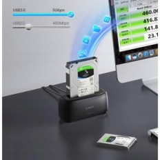 Docking station til harddiske ORICO DD18C3 3.5 / 2,5 tommer med strømforsyning