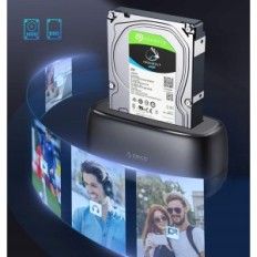 Dokovací stanice pro pevné disky ORICO DD18C3 3,5 / 2,5 palce s napájením