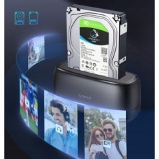 Dokkoló állomás merevlemezekhez ORICO DD18C3 3,5 / 2,5 hüvelyk tápegységgel