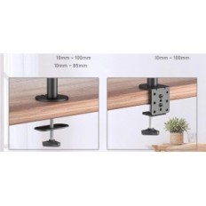 Dve monitory Bontec MDM002 monitoruje 13-27 '', VESA 75/100