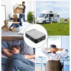 Dubbele zelfdragende airefinenkoning van-A08 bed, 203x152x46 cm, met pomp