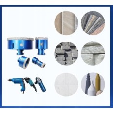 Conjunto de taladros de diamantes para BRSCHNITT TILES KIT11, 20/35 / 100mm usado