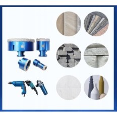 Conjunto de taladros de diamantes para BRSCHNITT TILES KIT11, 20/35 / 100mm usado