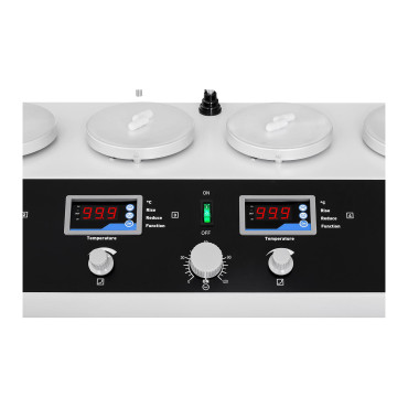 Magnetic stirrer Laboratory 99DEG C Timer 6 stands + stirrers