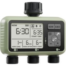 Drėkinimo valdiklis DIIVOO HCT-378 3 ZONOS IR AUTOMATINIAI IPX5 laikmatis