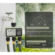 Öntözésszabályozó Diivoo HCT -378 3 zóna és automatikus IPX5 időzítő