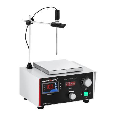 Magnetické miešadlo Laboratórium 100DEG C Časovač + miešadlá