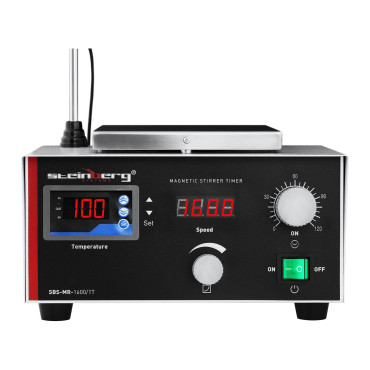 Magnetické miešadlo Laboratórium 100DEG C Časovač + miešadlá